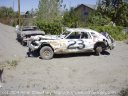 Sporting cars near Fernley, Nevada. September 2004