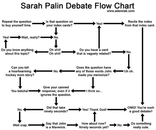 sarah palin flow chart